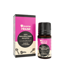 GOŹDZIKOWY naturalny olejek eteryczny kartonik oraz butelka
