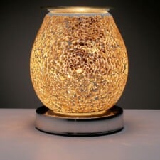 Lampka elektryczna do wosków zapachowych Mozaika złota - Aroma House