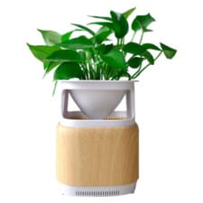 oczyszczacz powietrza HEPA UV - Aseptica green dekor drewno