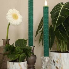 Świece LED 2 szt. Honeycomb - GREEN